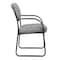 Boss Office Products Guest Chair, Black Steel Frame, Gray Vinyl B9529-GY - alternate 4